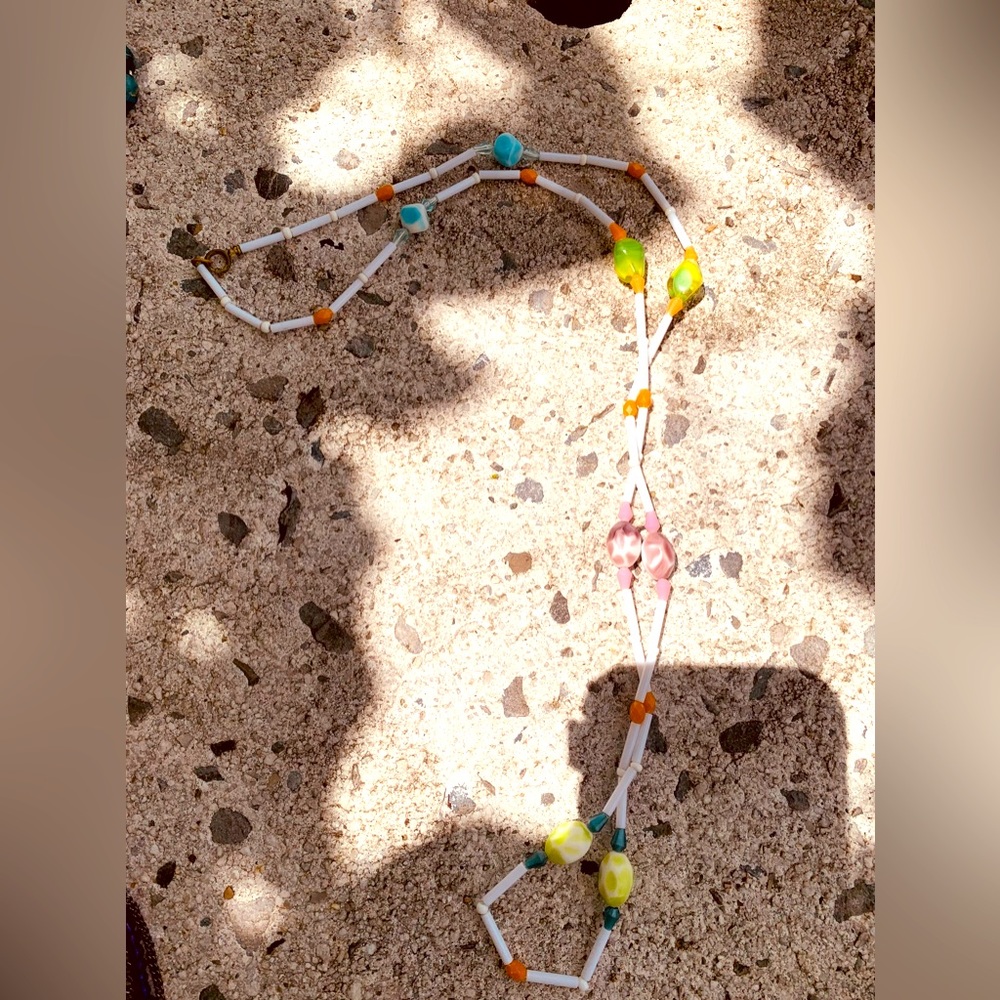 Touch of color necklace